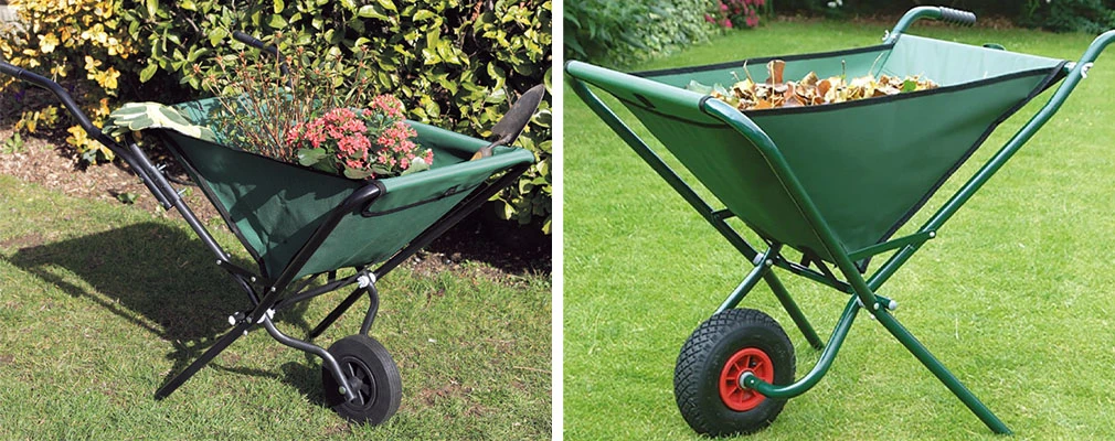 Lightweight Folding Garden Wheelbarrow Foldable Wheel Barrow