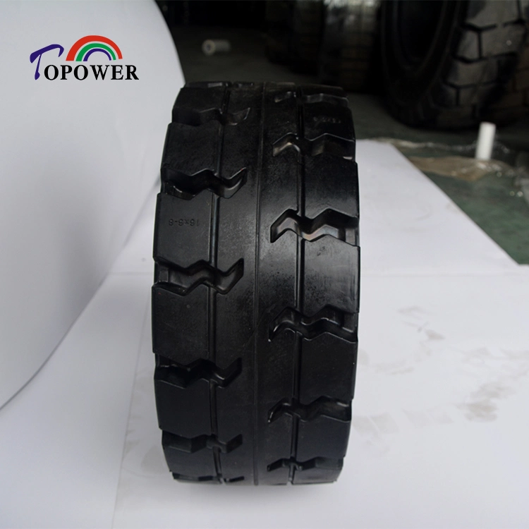 16X6-8 Industrial Rubber Wheel Forklift Cushion Solid Tire Heavy Duty Tire