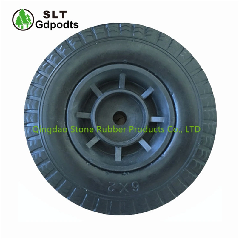 6&prime;&prime; Polyurethane Foamed Tyre Rubber Tyre for Beach Wagon