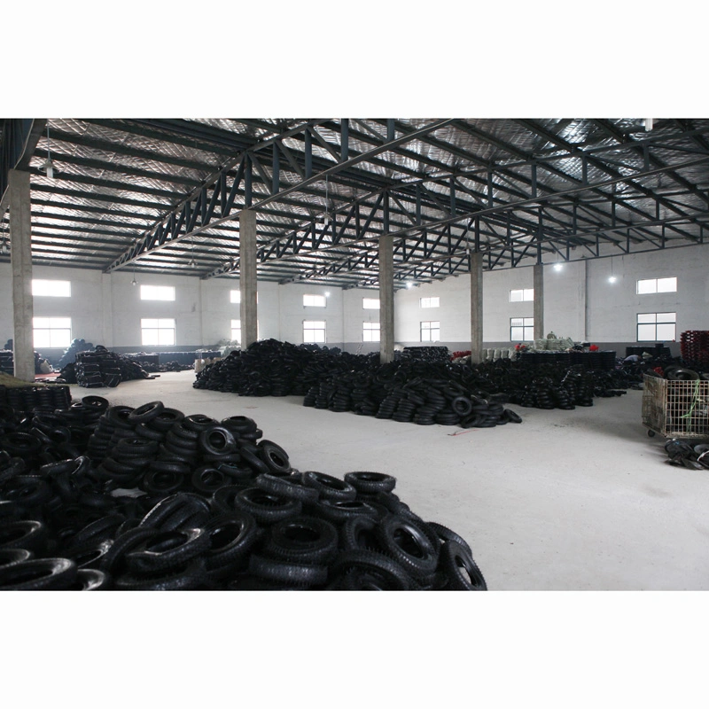 Turf Tread Pattern High Quality Metal Rim Pneumatic Rubber Wheel with Inner Tube (3.50-4)