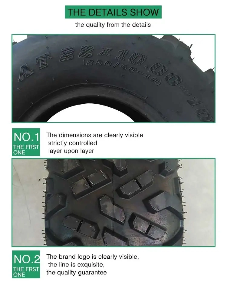 ATV Tire for Hot Sale Sports 22X10-10 23X7-10 4pr Tires Tubeless Tires for ATV Mud Tires