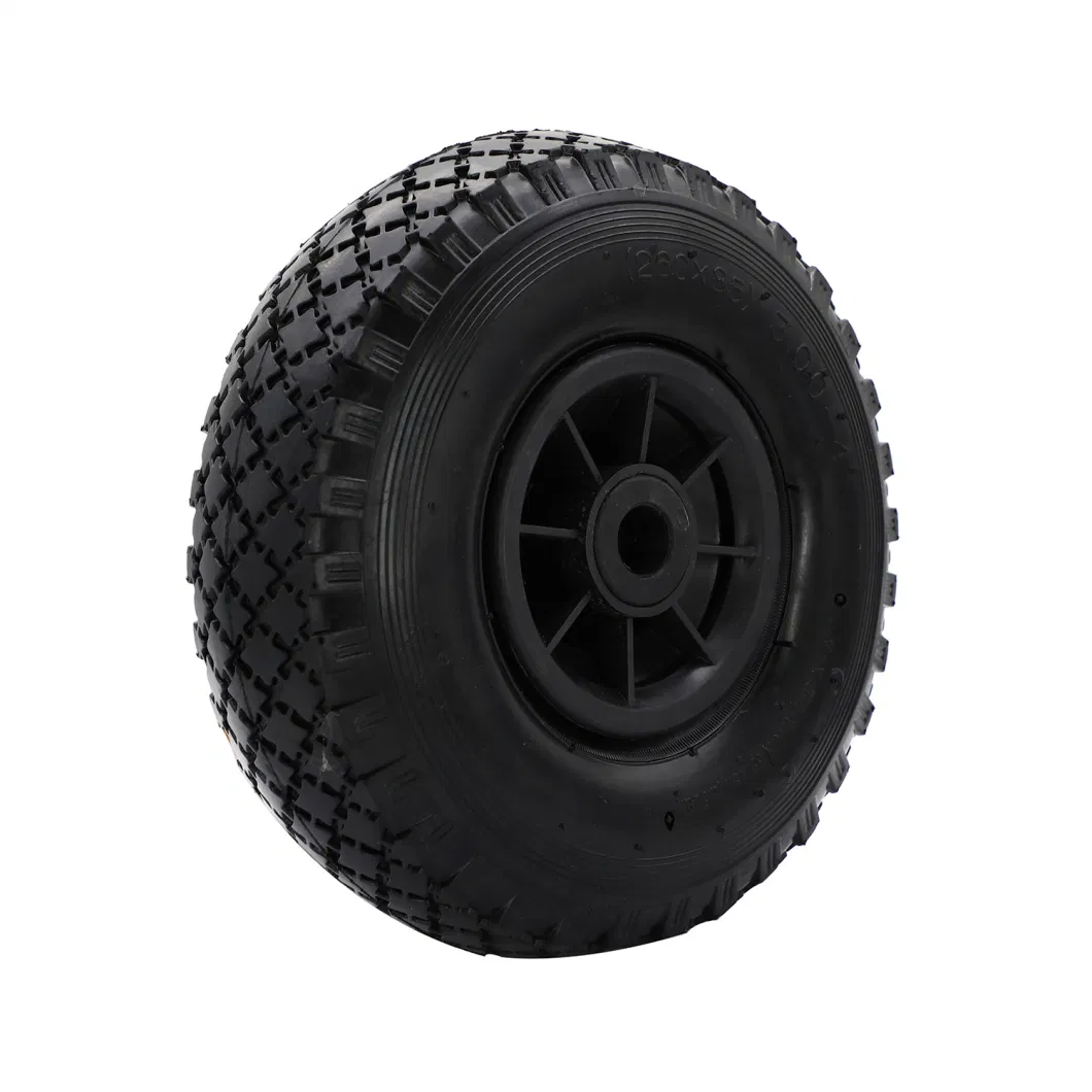Hand Truck trolley Air Tyre Wheel Barrow Pneumatic PU solid Rubber tyre