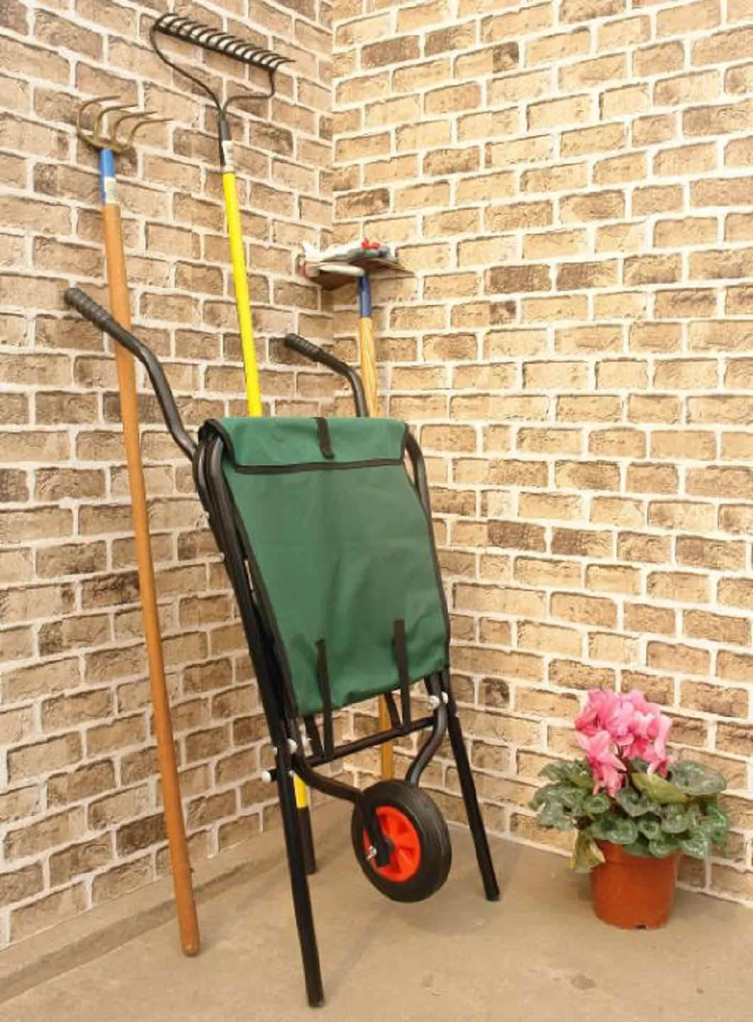 Foldable Heavy Duty Wheelbarrow, Cart, Trolley -Garden Tool