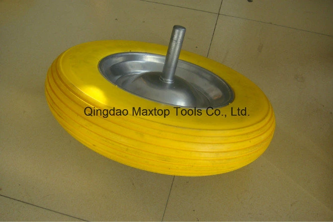 Maxtop Green Color Wheelbarrow Rubber Wheel