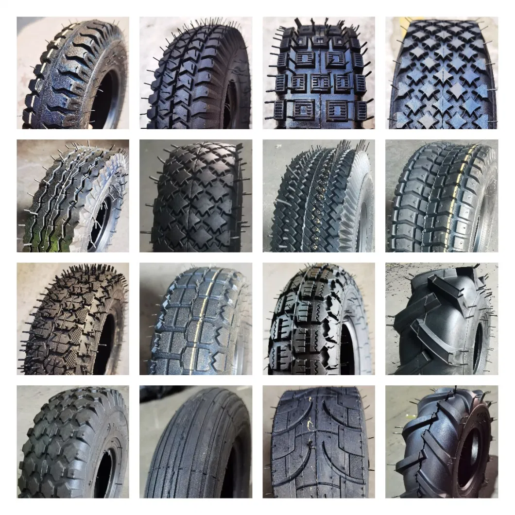 High Quality Rubber Tyre 4.00-8 6pr Wheelbarrow Wheel Tyre