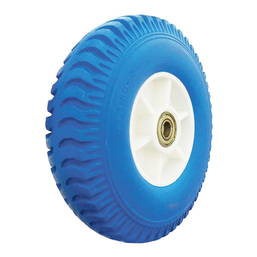 12 Inch 3.50-5 PU Polyurethane Foam Puncture Proof Flat Free Tire Wheel