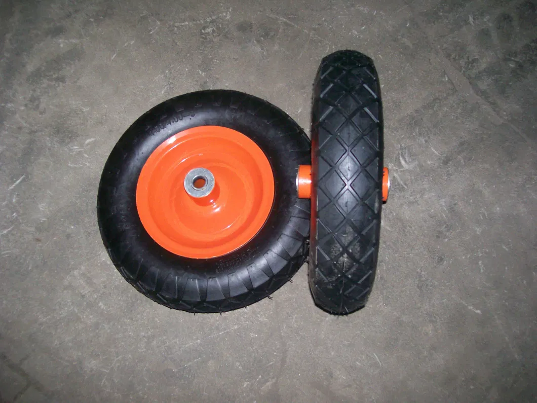 Regular Product Inflatable Good Quality Pneumatic Rubber Wheel for Wheelbarrow (4.00-8)