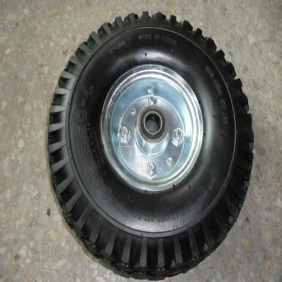 Saco negro CARRO carro de mano de la carretilla carretilla 3.50-4 rueda neumática de la rueda de carro