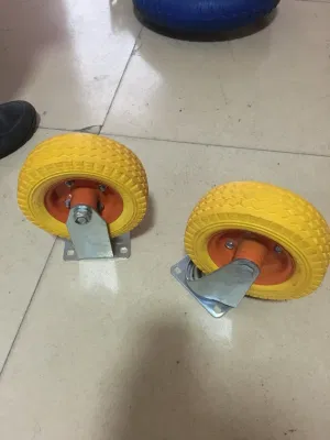 Caucho de neumático de espumas de poliuretano Maxtop Rueda de carretilla