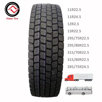  Los mejores neumáticos para remolques de camiones ligeros chinos 9.5r17.5 9/10r22.5 205/215/225/235/75r17.5 225/245/265/285/70r19.5 255/70r22.5 275/70r22.5 Neumáticos de autobús sin cámara Raidal TBR