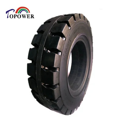  7.00-15 Puncture-Free fuerte capacidad de carga alta de los neumáticos de caucho natural sólido
