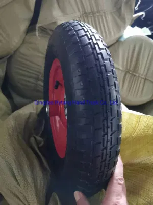  4.00-8 cojinete de bolas de aro metálico de rueda de barra de ruedas