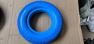  China productos/proveedores. 3.00-8 Mayorista de fábrica de la prueba de punción gratis plano de la rueda de carretilla de mano de la rueda de PU
