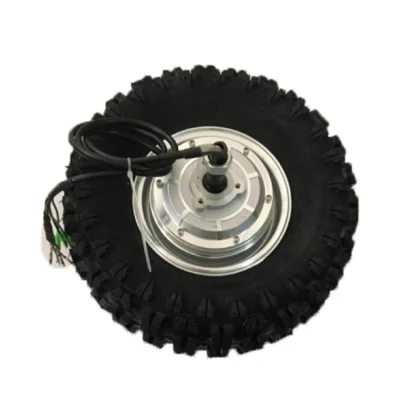  Sin escobillas de 13 pulgadas 330mm de diámetro con neumáticos Cubo de rueda Motor Eléctrico