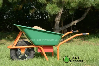  500W de potencia de la rueda de un motor eléctrico de Barrow carretilla de mano de obra de jardín y construcción