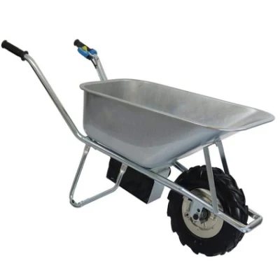  Carro de una mano de diseño caliente batería eléctrica Wheelbarrow