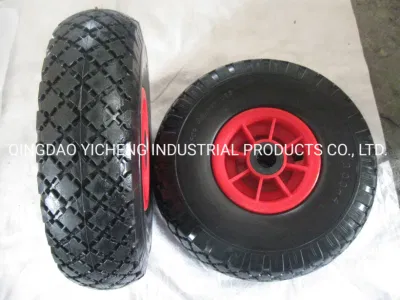  Rueda de espuma de poliuretano de alta calidad y rueda de tracción de Qingdao Fábrica