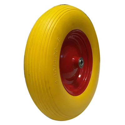  Nuevo PU 16&quot; de 4.80 a prueba de punción 4.0-8 Solid carretilla de mano de los neumáticos el neumático de rueda
