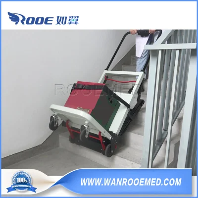 Ea-7fpn Carga pesada de la escalera de evacuación eléctrica plegable silla escalada Carrito para transportar carga