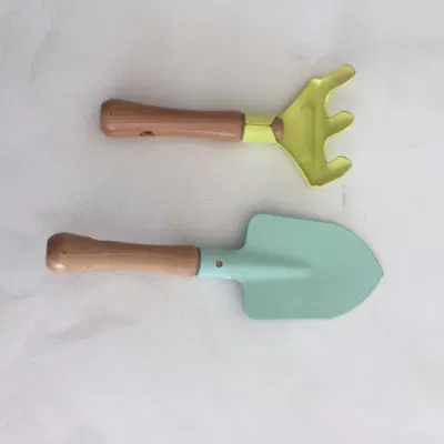 Barrow de ruedas para niños de colores con rueda de caucho, barra de mango de madera