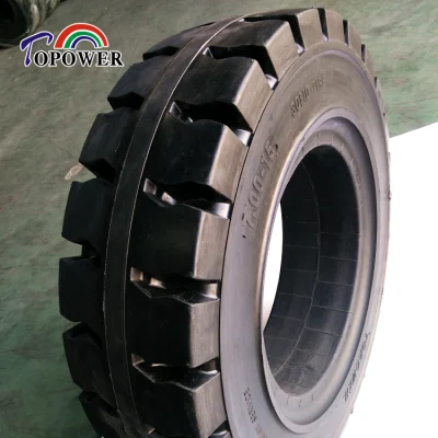 7.00-15 Puncture-Free fuerte capacidad de carga alta de los neumáticos de caucho natural sólido