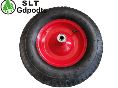  Rueda de caucho neumático de 16 pulgadas 4.00-8 para Wheelbarrow