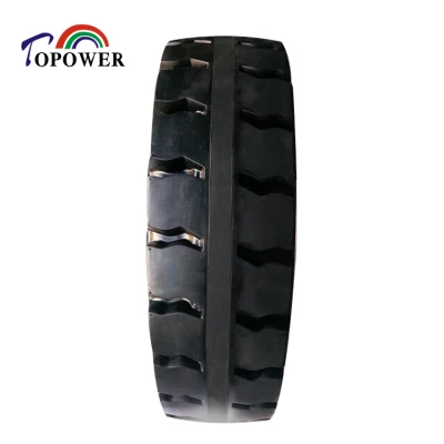 7.00-15 Puncture-Free fuerte capacidad de carga alta de los neumáticos de caucho natural sólido
