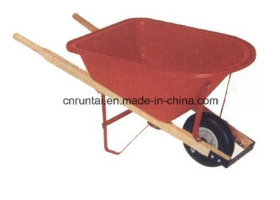  Herramientas de jardín Carretilla de madera Bandeja Plastcic Hanldle