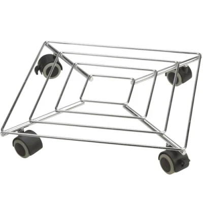  Fácil de mover la rueda con soporte de metal de la planta para maceta