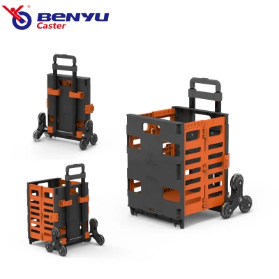  Carrito de compras plegable con ruedas para subir escaleras