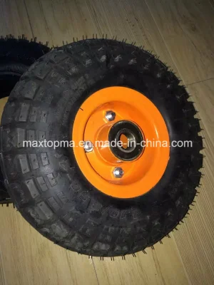 Camión de mano de la rueda de goma de neumáticos