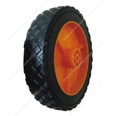 Ruedas de plástico de PVC de 7X1,5 pulgadas para carro de herramientas de jardín de mover Playa Lawn Mower Pull Golf Utility Carro plegable esparcidor de vagón