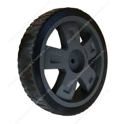  Ruedas de plástico de PVC de 10X1,75 pulgadas para carro de herramientas de jardín de mover Playa Lawn Mower Pull Golf Utility Carro plegable esparcidor de vagón