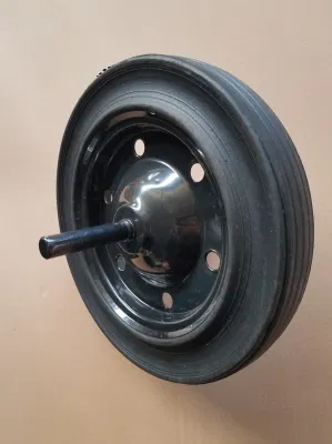  Carretilla de mano de los neumáticos Ruedas Afirca sólido de metal 13&quot;*3