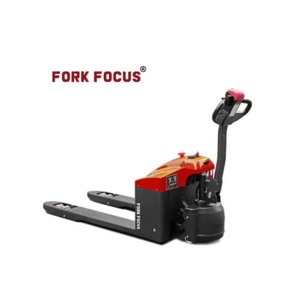  Transpaleta eléctrica Forkfocus semi 1.5T Apiladora carretilla elevadora en la industria química y la energía