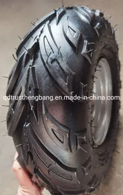  145/70-6 conjunto de rueda de neumático para césped de repuesto para carro de jardín Tractor de cortacéspedes de remolque con vagón
