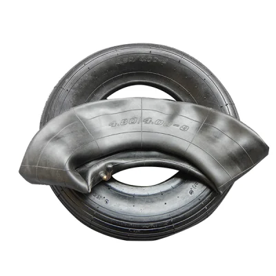  16&quot; de la rueda de carretilla 4.00-8 neumática con borde de plástico