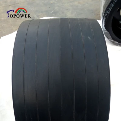 Puncture-Free 480x250x350 El neumático de sólidos industriales Fresadora