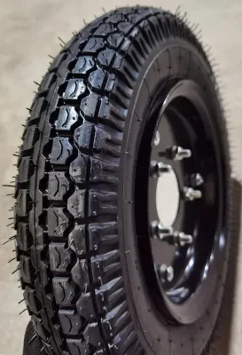  4.00-10 rueda de tracción neumática barata para motoperforadoras, enfriadores, tractores de granja pequeña