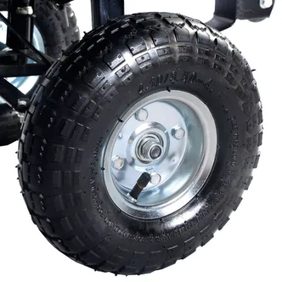  Neumáticos y accesorios de transportador de esparcidor de cubo de basura carro de herramientas de jardín Cortacésped carga rueda neumática de 10 pulg.