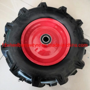 4.00-8 4.00-10 Rueda de goma de alta calidad con Tubeless utilizada para la Agricultura la máquina