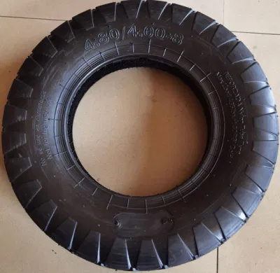 3.50-8 4.80/4.00-8 Neumático de goma para carretilla utilizado en carretillas