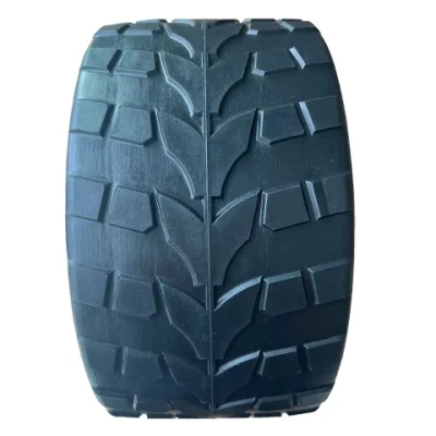  Neumático de 12 pulgadas de ancho máquina de césped PU rueda de espuma alta Carga de la rueda de buggy Dune