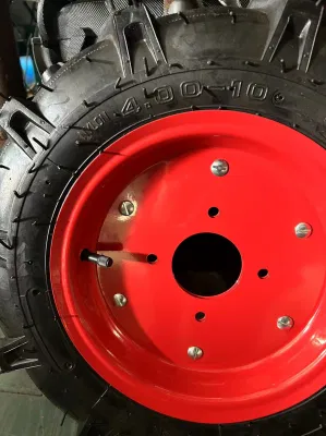  4.00-10 neumático de tractor agrícola con tractor de tubo y aro interior Rueda