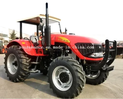  2021 Venta de Maquinaria Agrícola caliente Dq1004 de 100 CV de potencia fuerte motor 6 cilindros neumáticos traseros 13.6-24 grandes delanteros 18.4-30 Heavy Duty de la rueda de tractor agrícola duradera