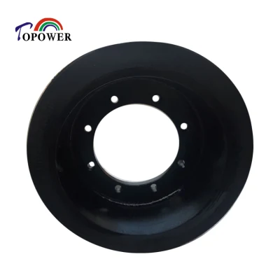Puncture-Free 480x250x350 El neumático de sólidos industriales Fresadora