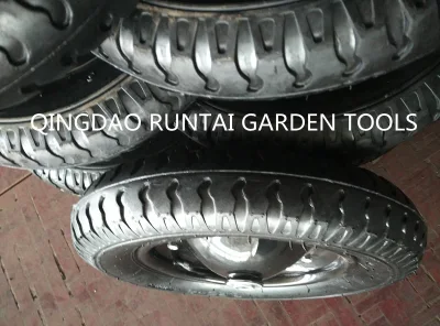  La mayoría de aire de alta calidad duradera baratos Rueda de goma para la carretilla de mano (3.25-8)