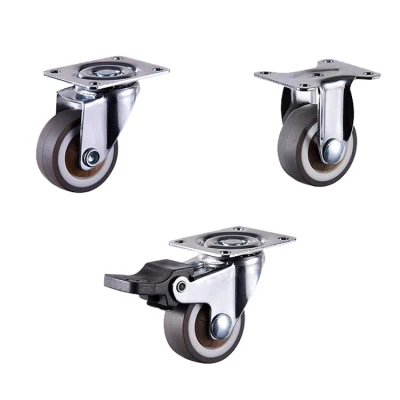 Uso intensivo industrial de la puerta de Plaza de la ruedas de nylon ruedas de carretilla Wear-Resistant las ruedas de nylon duradero