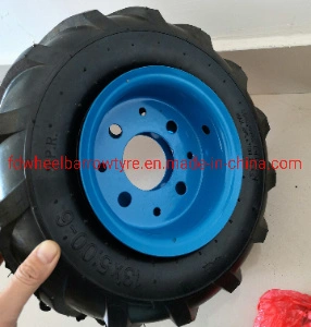 4.00-8 4.00-10 Rueda de goma de alta calidad con Tubeless utilizada para la Agricultura la máquina