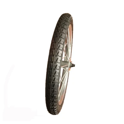  Rueda de bicicleta de adulto de 26 pulgadas Neumático de caucho inflable con llanta de acero herramienta Cartfor interior del neumático de caucho butilo chatarra tubos